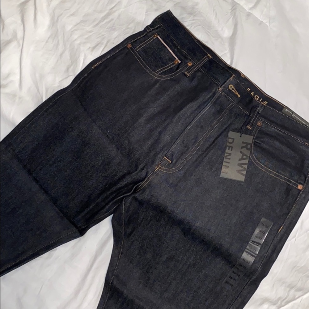 Raw Edge Very Dark Jeans